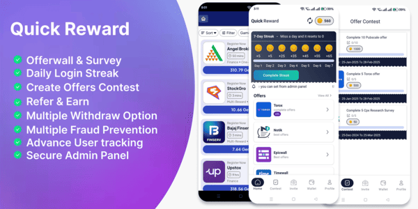 Quick Reward - Offerwalls & Surveys